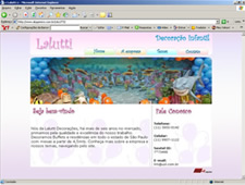 Website da empresa Lalutti
